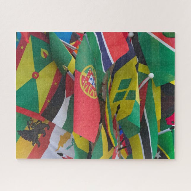 Jamaica Caribbean Flag Jigsaw Puzzle (Horizontal)