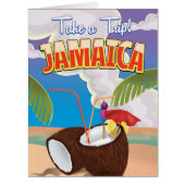 Jamaica Cartoon travel poster (Front)