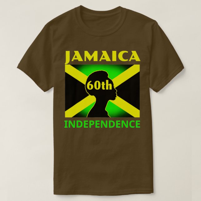 Jamaica        Celebration Jamaican Flag Independe T-Shirt (Design Front)