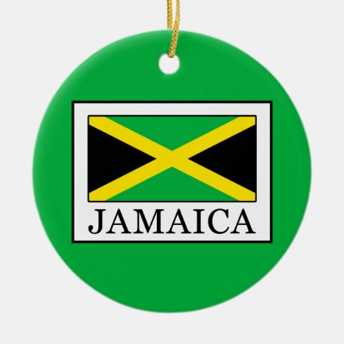 Jamaica Ceramic Ornament