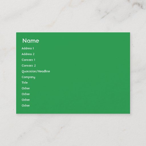 Customizable Jamaica - Chubby Business Card