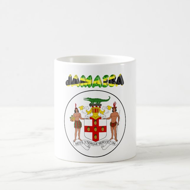 Jamaica Coat of arms Coffee Mug (Center)
