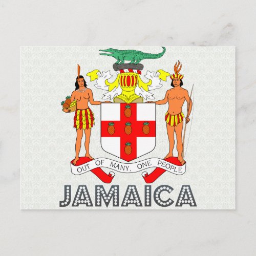 Jamaica Coat of Arms Postcard