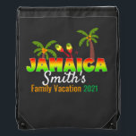 Jamaica Colorful Custom Matching Group Vacation Drawstring Bag<br><div class="desc">Perfect for Vacation,  Girls Trip,  Family Matching,  Friends,  Cruise Trip Matching.</div>