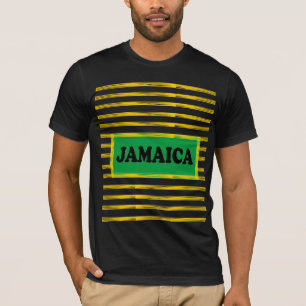 Jamaica Colors Designer#5 Modern Wave T-Shirt