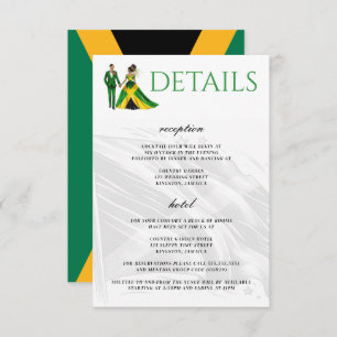 Jamaica Couple Enclosure Card