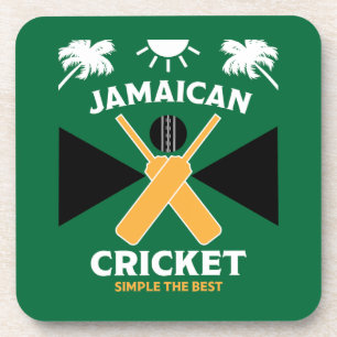 Jamaica Cricket Beverage Coaster