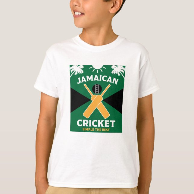 Jamaica Cricket T-Shirt (Front)