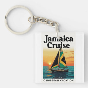 Jamaica Cruise Caribbean Dream Keychain
