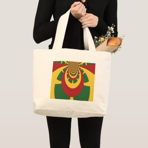 Jamaica Customize Product Large Tote Bag