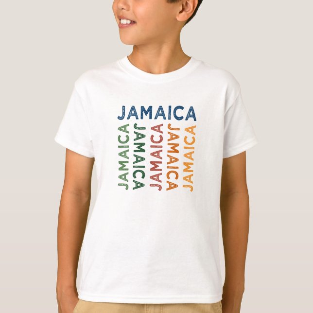 Jamaica Cute Colorful T-Shirt (Front)