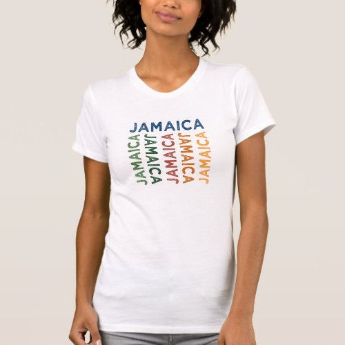 Jamaica Cute Colorful T_Shirt