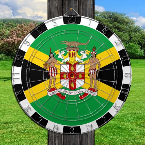 Jamaica Dartboard  Jamaican Flag  game board