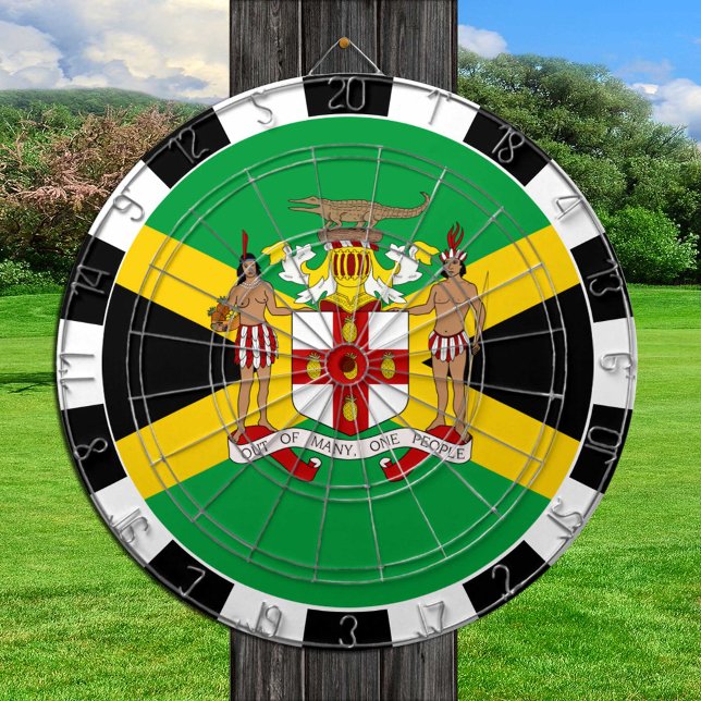 Jamaica Dartboard & Jamaican Flag / game board (Creator Uploaded)