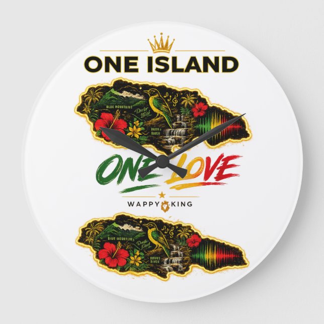 Jamaica design clock  (Front)