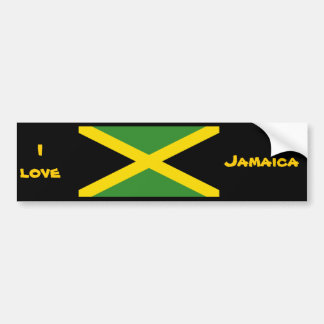 Jamaica designs bumper sticker