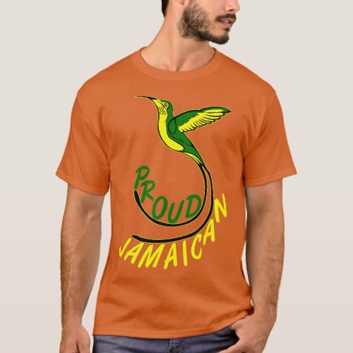 Jamaica Doctor Bird Proud Jamaican Independence da T_Shirt