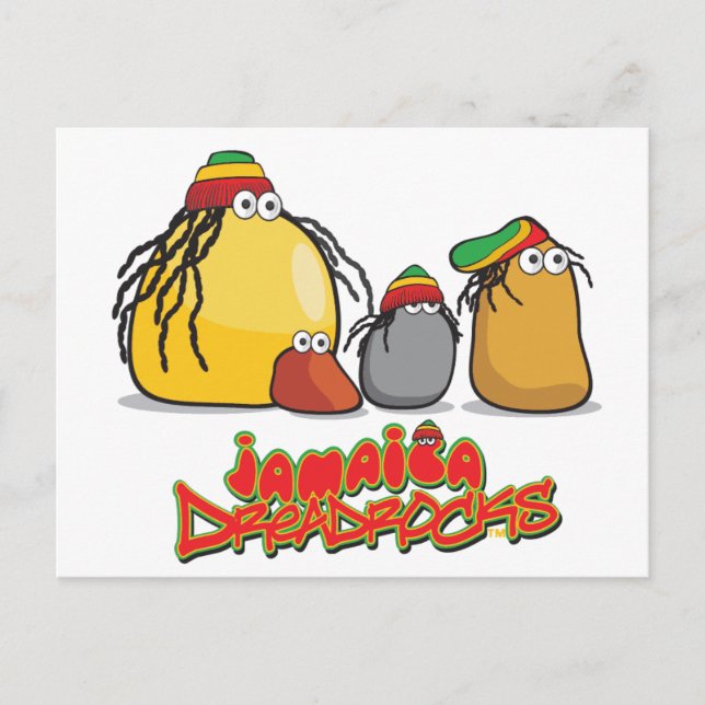 Jamaica DreadRocks Postcard (Front)
