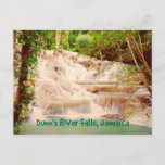 Jamaica Dunn's River Falls stylized Postcard