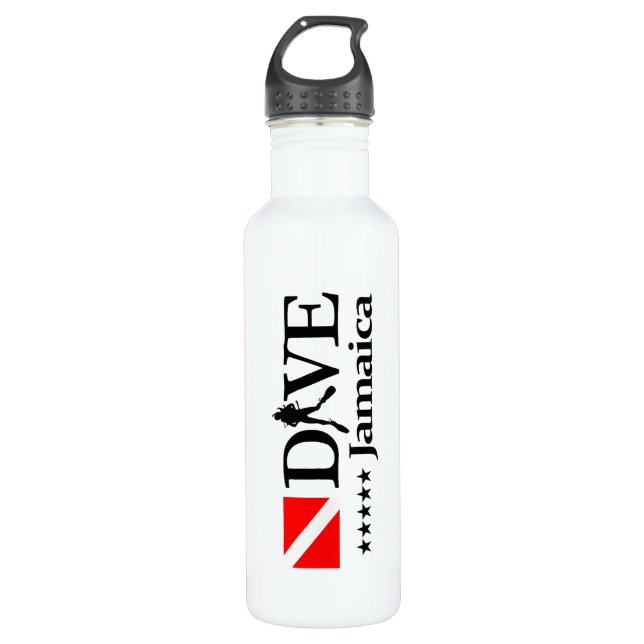 Jamaica DV4 Stainless Steel Water Bottle (Front)