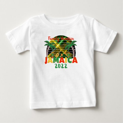 Jamaica Family Vacation 2022 Group Matching   Baby T_Shirt