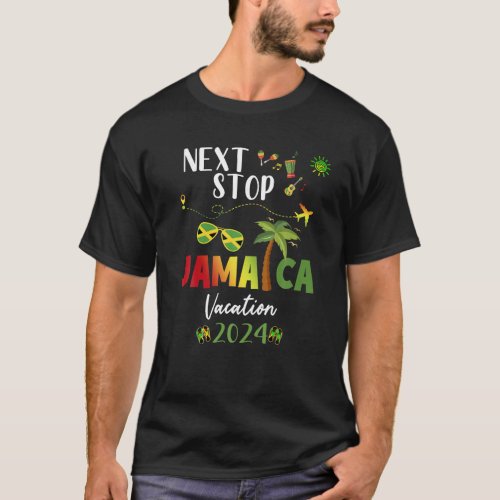 Jamaica Family Vacation Baecation 2024 Matching T  T_Shirt