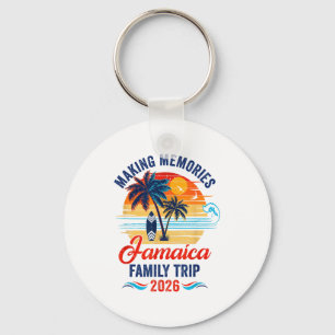 Jamaica Family Vacation Making Memories Artwork Keychain