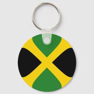 Jamaica Fisheye Flag Keychain