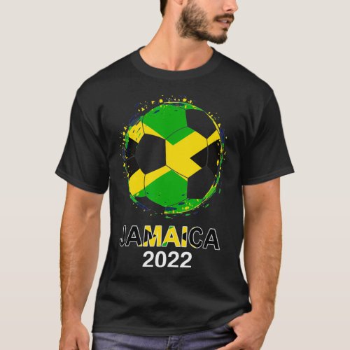 Jamaica Flag 2022 Supporter Jamaican Soccer Team J T_Shirt