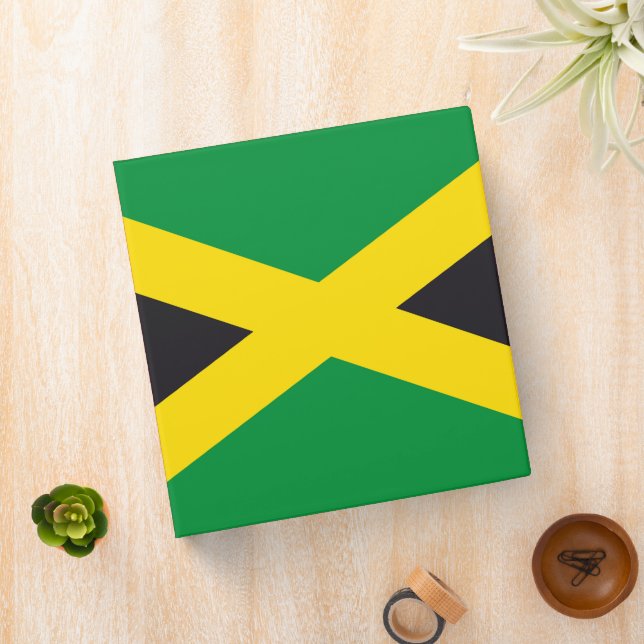 Jamaica flag 3 ring binder (In Situ)