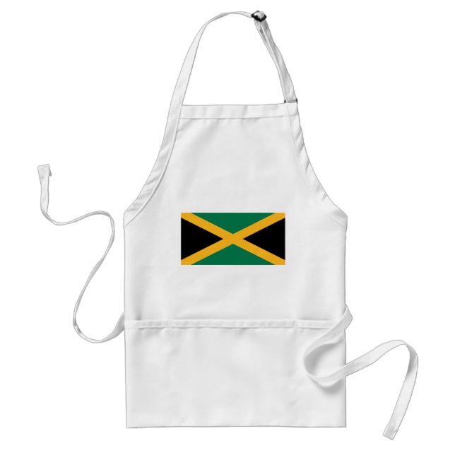 Jamaica Flag Adult Apron (Front)