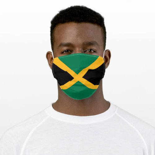 Jamaica Flag Adult Cloth Face Mask