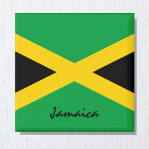 Jamaica flag & America holiday/sports fans Magnet