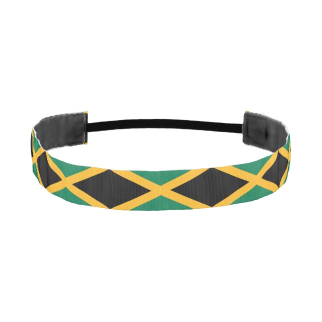 Jamaica Flag Athletic Headband (Front)