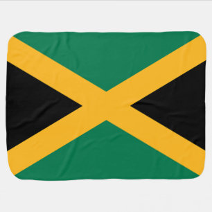 Jamaica Flag Baby Blanket