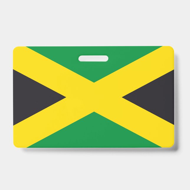 Jamaica flag badge (Front)