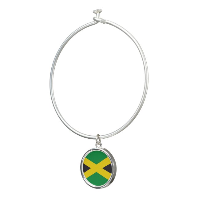 Jamaica flag bangle bracelet (3/4)