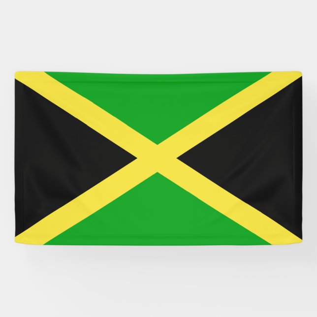 Jamaica Flag Banner (Horizontal)
