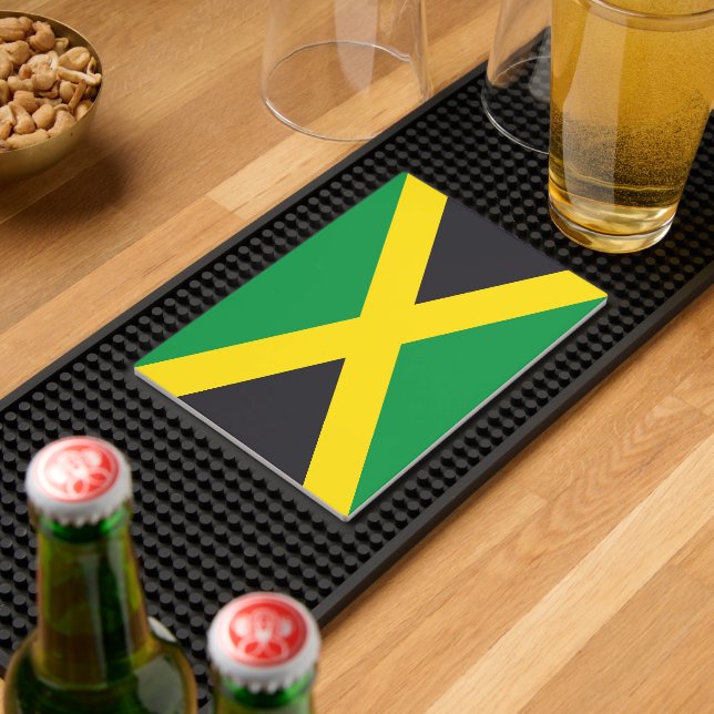 Jamaica flag bar mat  (Insitu (Bar 2))