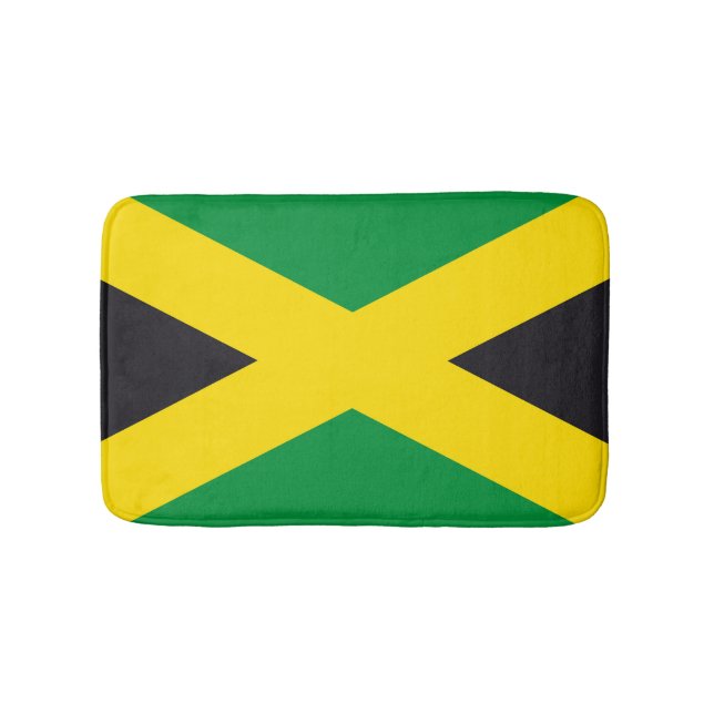 Jamaica flag bath mat (Front)