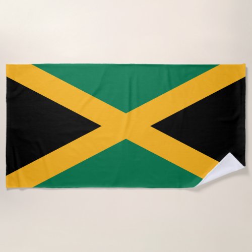 Jamaica Flag Beach Towel