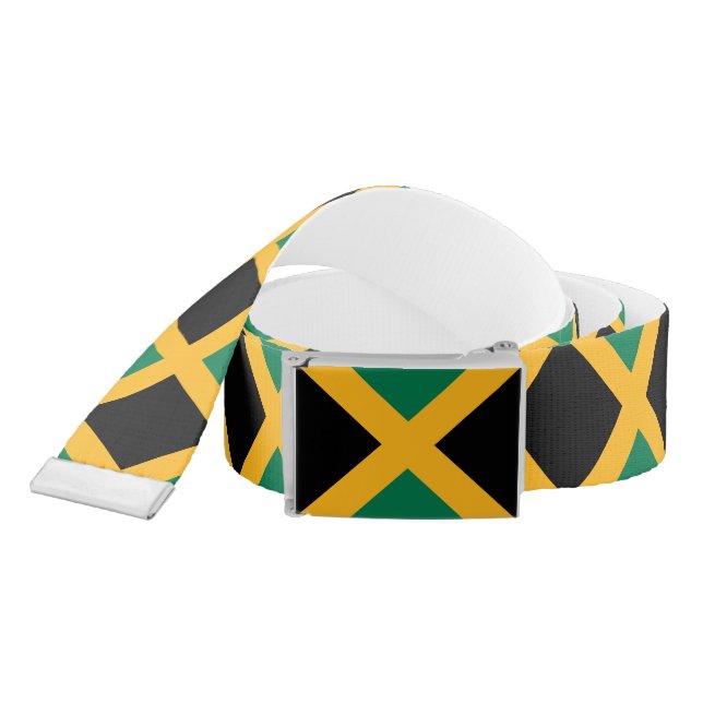 Jamaica Flag Belt (Snake)