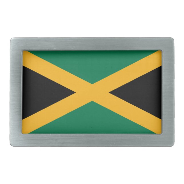 Jamaica Flag Belt Buckle (Front)