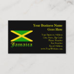 Jamaica Flag, Black, Green and Yellow Business Card