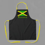 Jamaica Flag Black Green Yellow Jamaican Apron