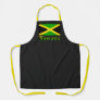 Jamaica Flag Black Green Yellow Jamaican Apron