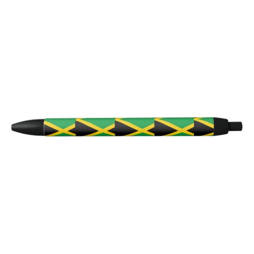Jamaica Flag Black Ink Pen
