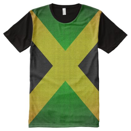 Jamaica Flag Black Yellow Green T-Shirt