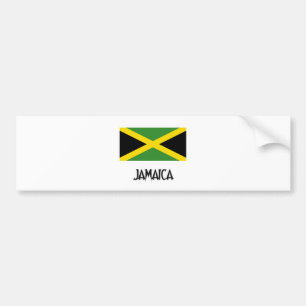 Jamaica Flag Bumper Sticker