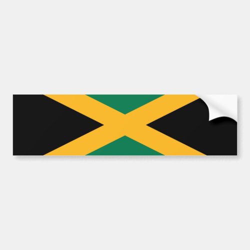 Jamaica Flag Bumper Sticker